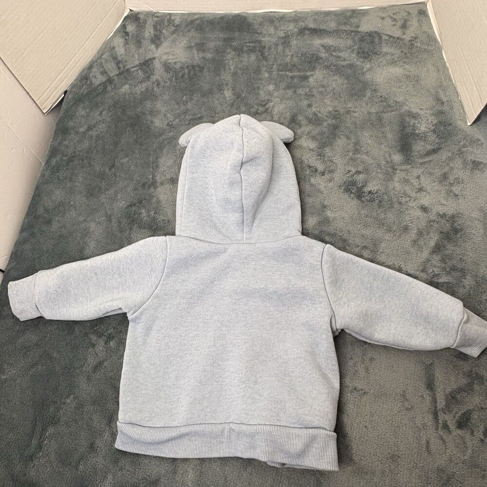 Disney Baby Mickey Blue Fleece Hooded Sweatshirt Size 3-6 Month - Picture 6 of 8